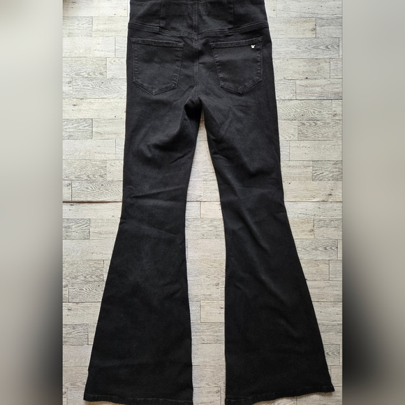 Tricot by C'est Toi Wide Leg Pull On Jeans - Picture 2 of 5